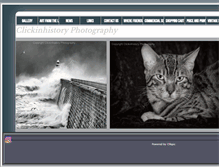 Tablet Screenshot of clickinhistoryphotography.com